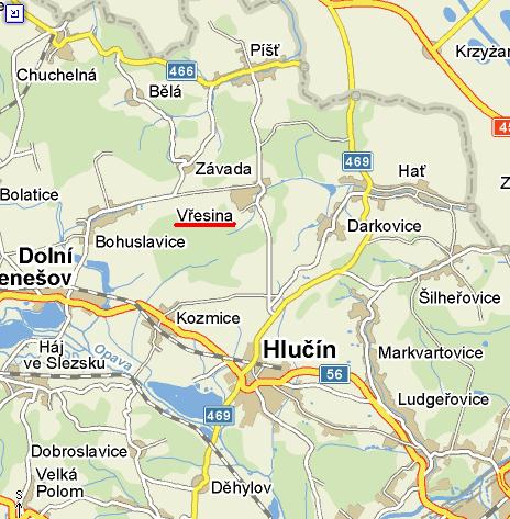 Mapa hlučínska